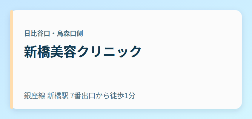 新橋美容クリニック