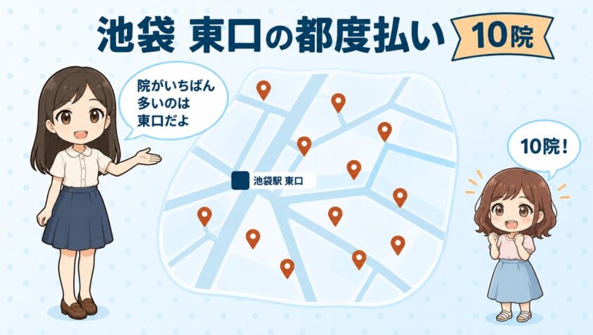 東口の都度払い