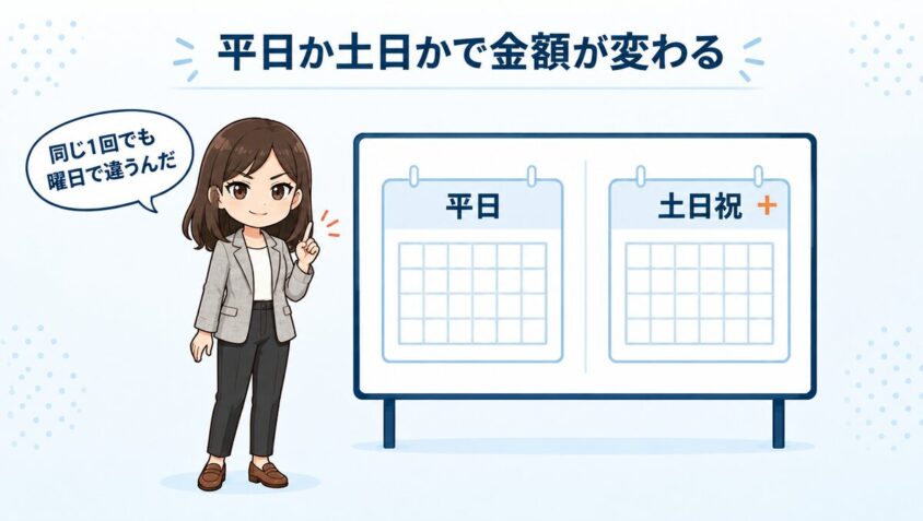 神奈川で差が出るのは平日か土日か