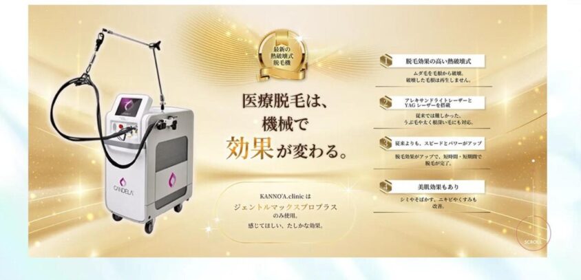 カノアクリニック公式サイトのトップページ