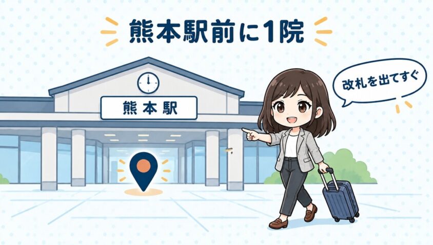 熊本駅前の都度払い1院