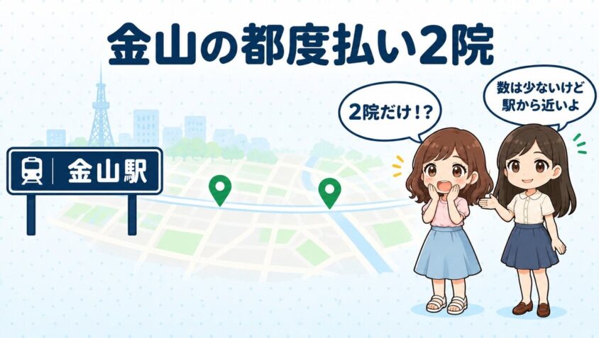 金山の都度払い2院