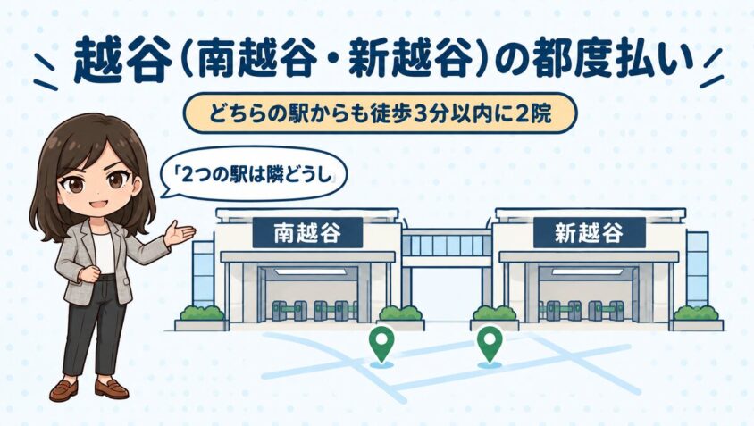 越谷（南越谷・新越谷）の都度払い
