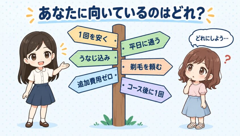 あなたに向いているのはどれ？タイプ別に見る