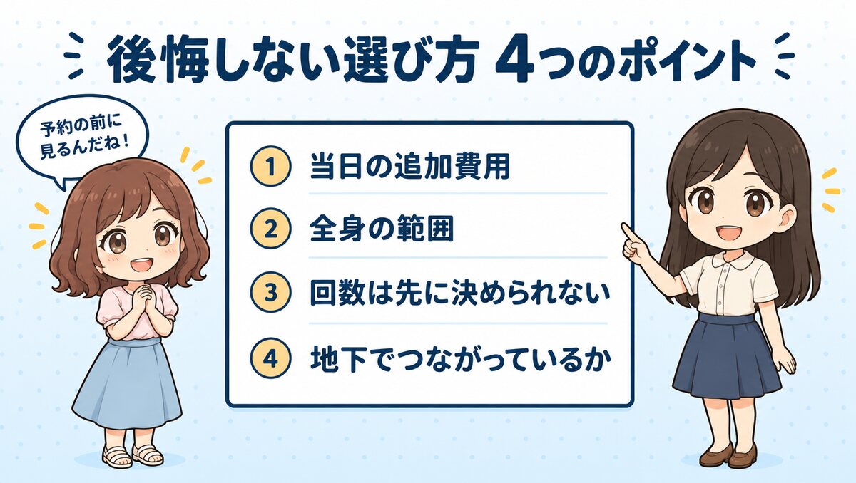 後悔しないクリニックの選び方